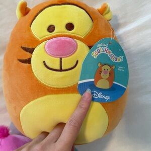 Disney Tigger Squishmallows Plush - Orange and Yellow